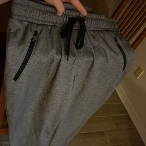 bcg Gray Track Jogger Pants with Black Drawstring NWT